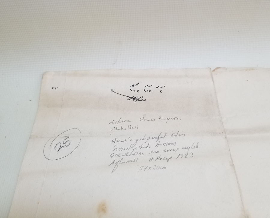 SÜRRE ALAYLARIYLA HİCAZA GİDEN VE ORDA VEFAT EDEN İSMAİL VE SATI HANIM KONULU HÜCCET - KADI KARARI