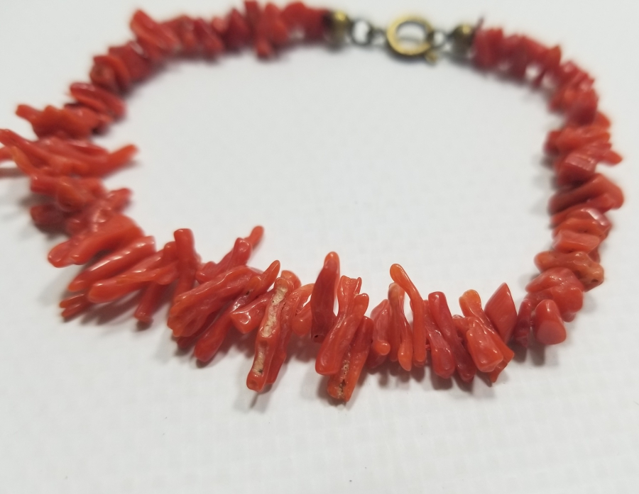 ÖZEL YAPIM ANTİKA MERCAN BİLEKLİK