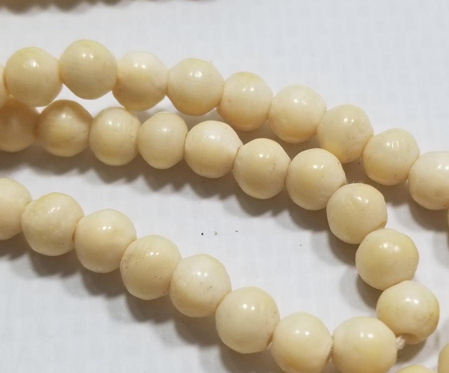 TESPİH YAPIMINA UYGUN ANTİKA KEMİK GERDANLIK