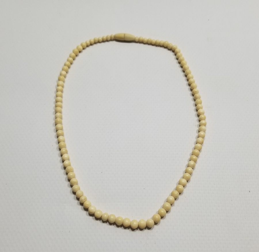 TESPİH YAPIMINA UYGUN ANTİKA KEMİK GERDANLIK