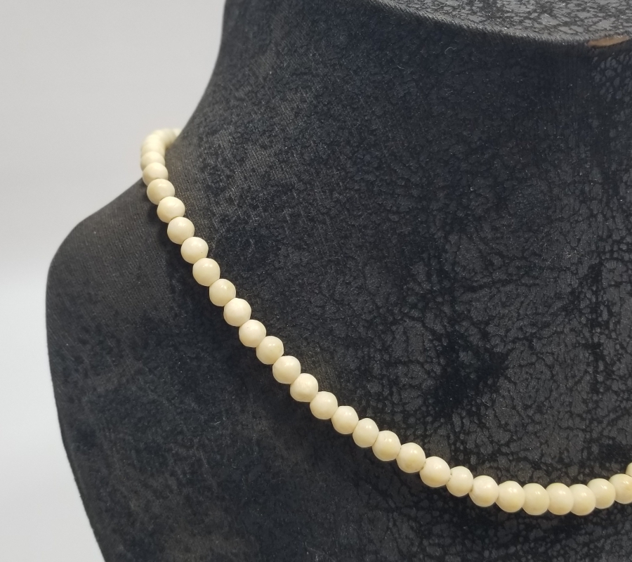 TESPİH YAPIMINA UYGUN ANTİKA KEMİK GERDANLIK