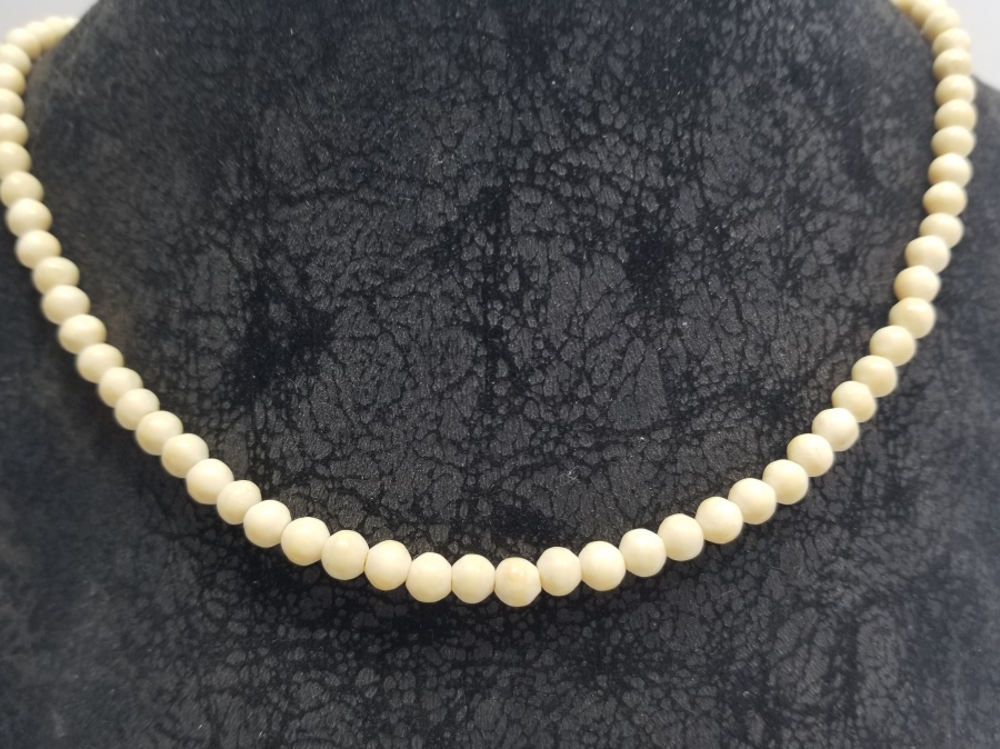 TESPİH YAPIMINA UYGUN ANTİKA KEMİK GERDANLIK