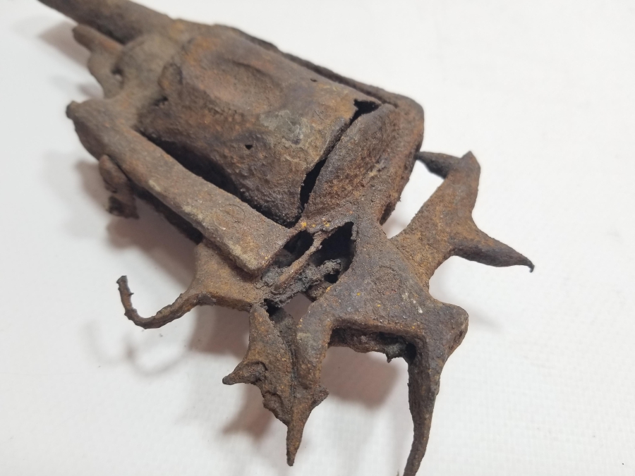 1. DÜNYA SAVAŞI DÖNEMİ OSMANLI SUBAY TABANCASI İSKELETİ