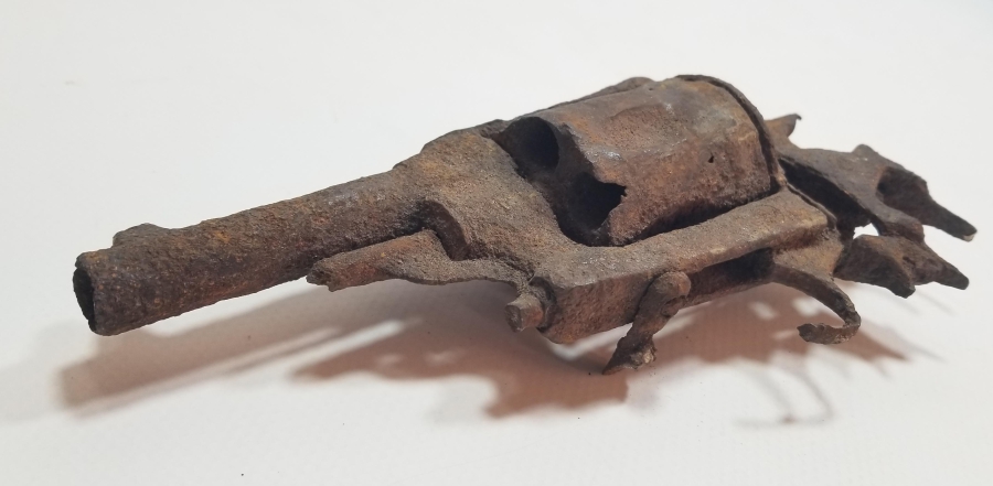 1. DÜNYA SAVAŞI DÖNEMİ OSMANLI SUBAY TABANCASI İSKELETİ