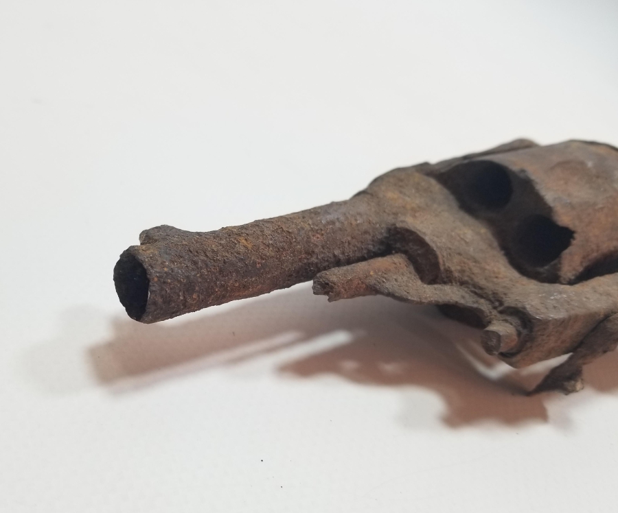 1. DÜNYA SAVAŞI DÖNEMİ OSMANLI SUBAY TABANCASI İSKELETİ