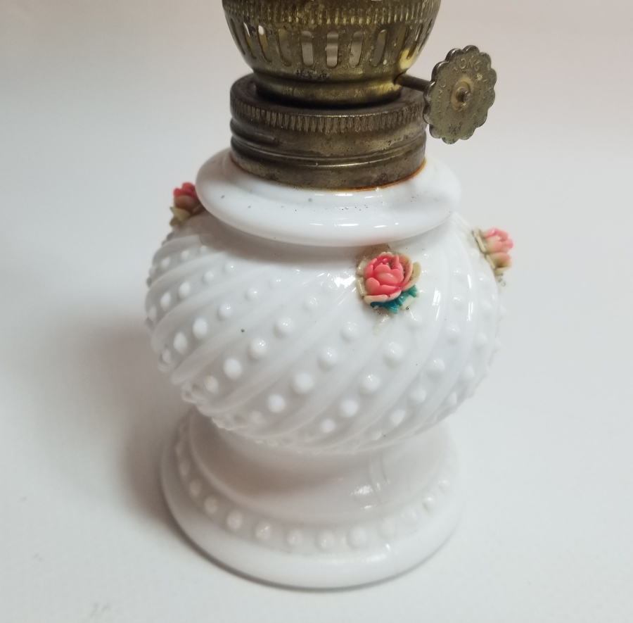 ANTİKA OPALİN GAZ LAMBASI