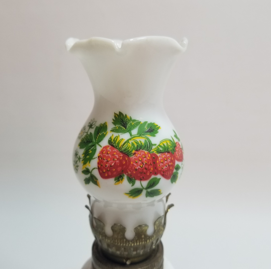 ANTİKA OPALİN GAZ LAMBASI