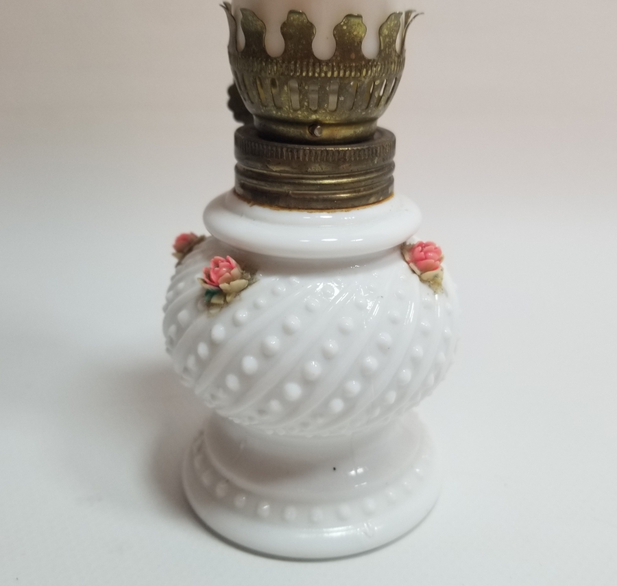 ANTİKA OPALİN GAZ LAMBASI