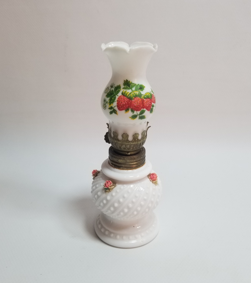 ANTİKA OPALİN GAZ LAMBASI