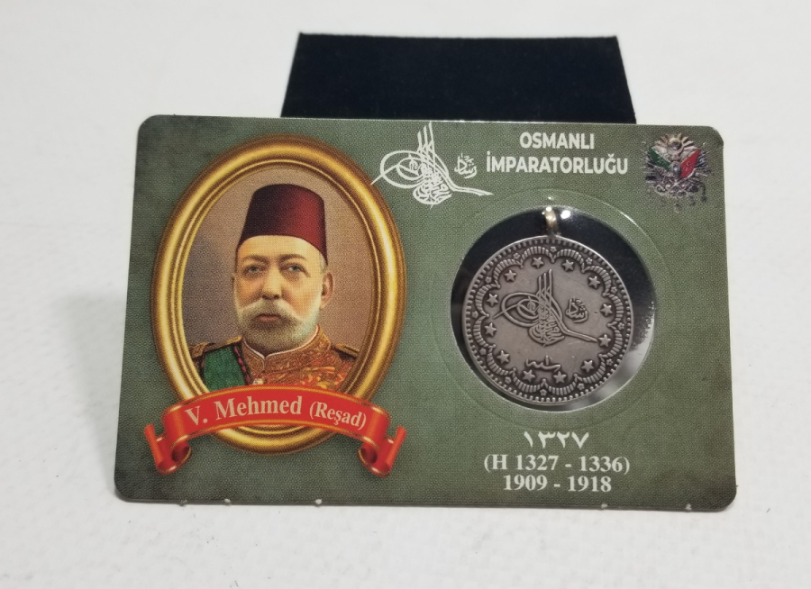 SULTAN MEHMET REŞAD DÖNEMİ GÜMÜŞ 5 KURUŞ MECİDİYE