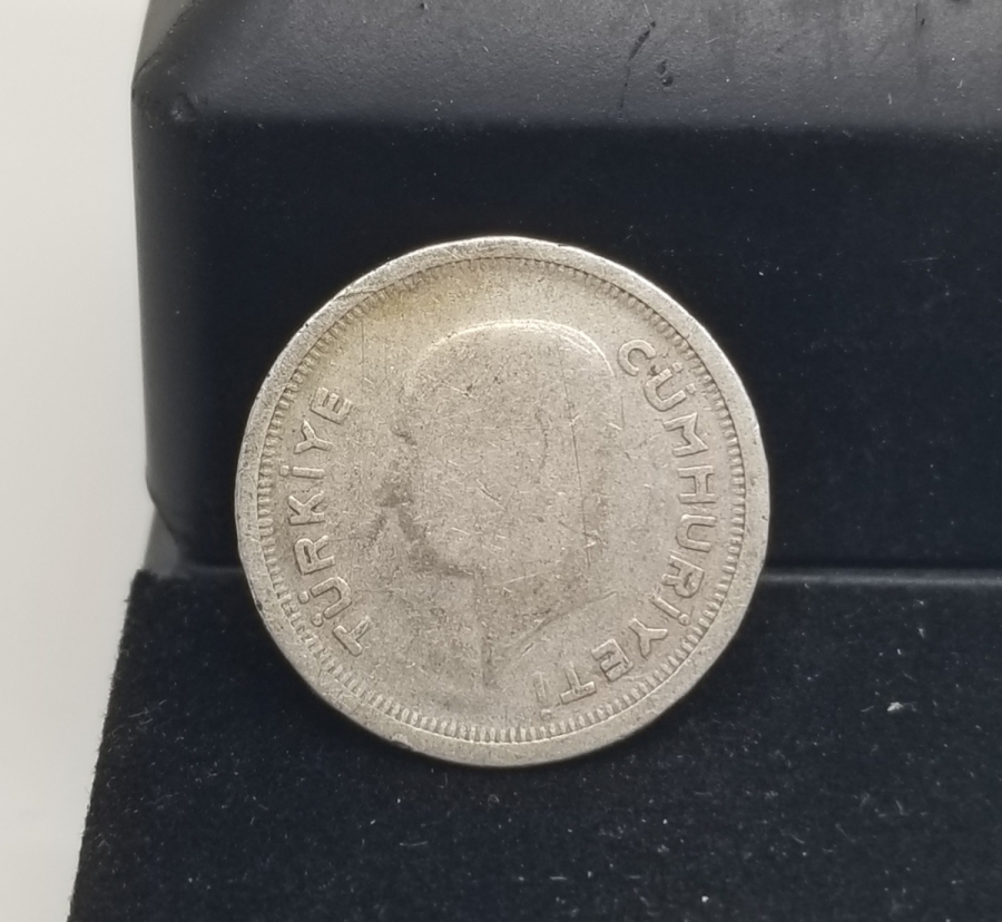 1936 YILI GÜMÜŞ 25 KURUŞ