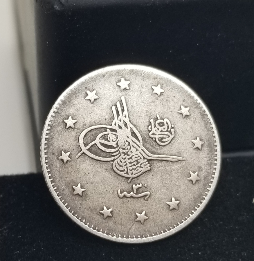 SULTAN ABDÜLHAMİD DÖNEMİ GÜMÜŞ 2 KURUŞ MECİDİYE