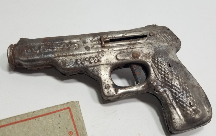 ORİJİNAL MANTARLARIYLA ANTİKA MANTAR TABANCASI