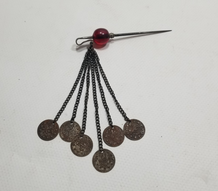 ANTİKA EL YAPIMI BAŞ İĞNESİ