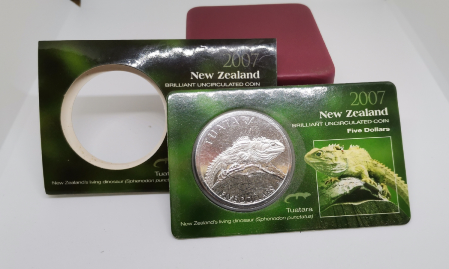 2007 YENİ ZELANDA HATIRA 5 DOLAR