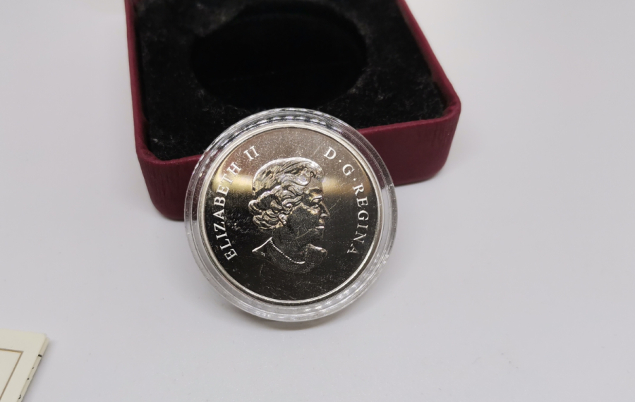 GÜMÜŞ KAPLAMA ÇİL KONDİSYONDA HATIRA KANADA 5 CENT