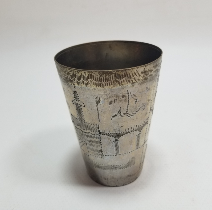 ÜZERİ YAZILI HİCAZ HATIRASI ANTİKA BARDAK