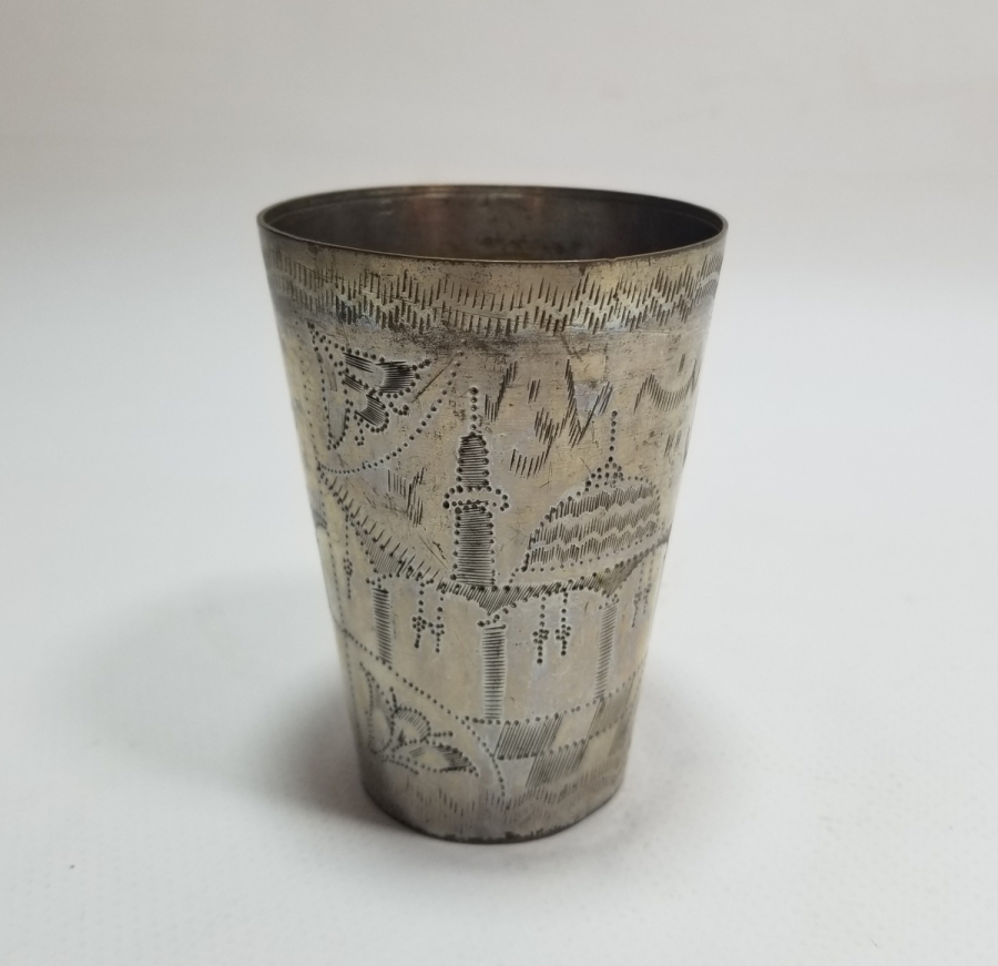 ÜZERİ YAZILI HİCAZ HATIRASI ANTİKA BARDAK