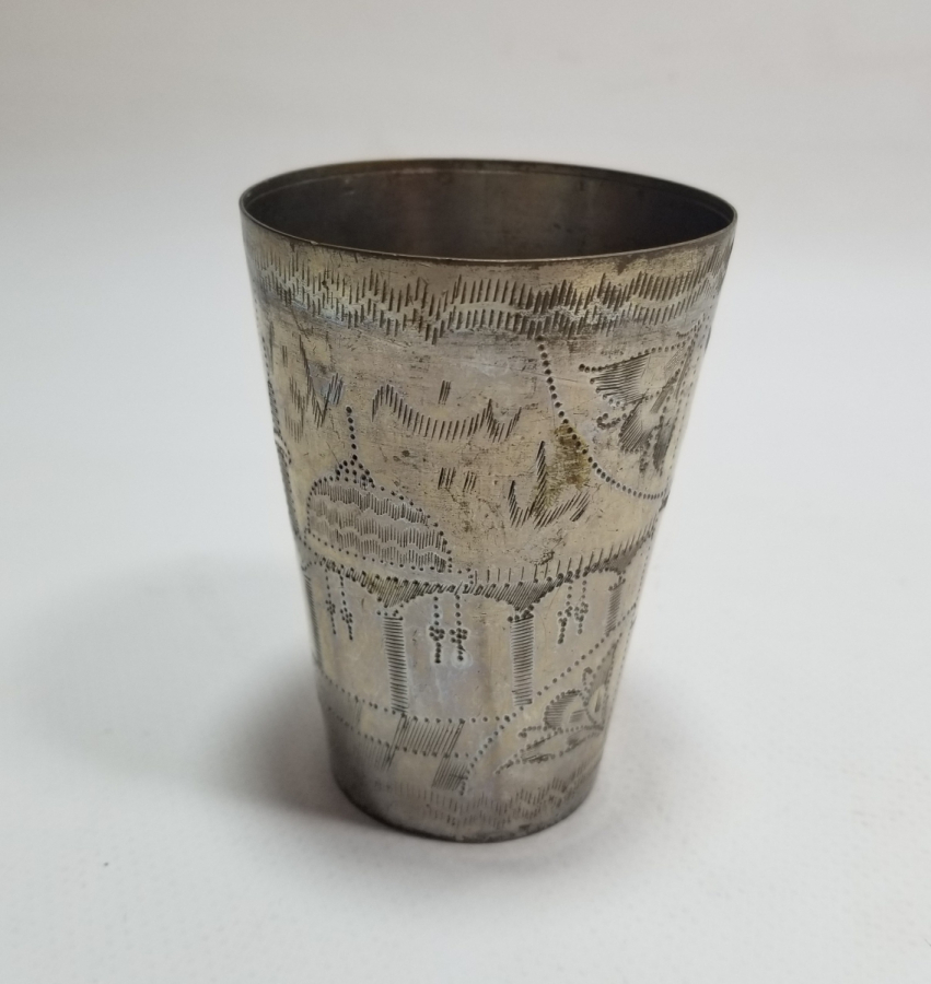 ÜZERİ YAZILI HİCAZ HATIRASI ANTİKA BARDAK