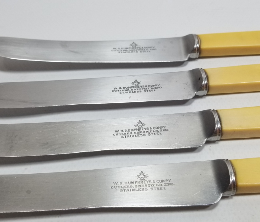 ANTİKA İNGİLİZ BALIK BIÇAĞI TAKIMI