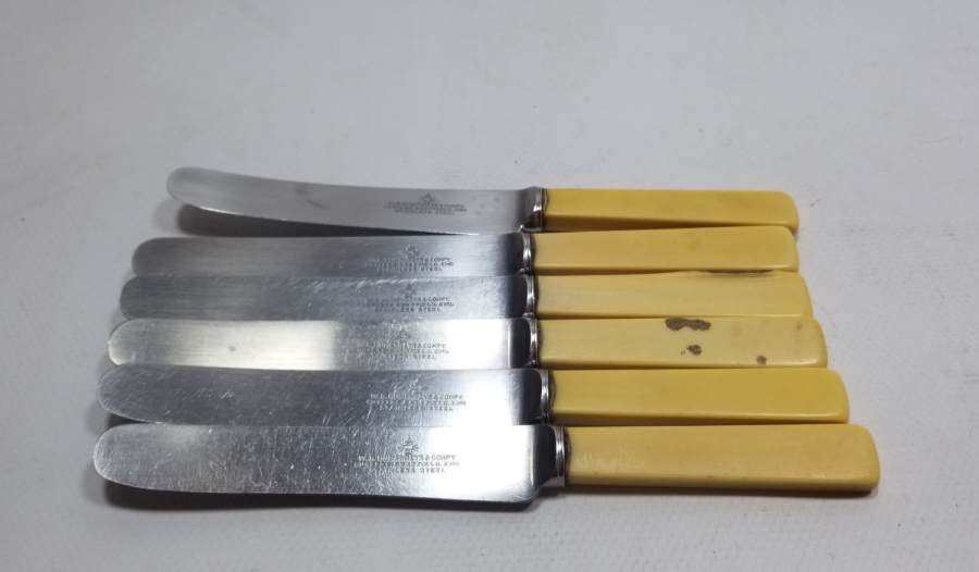 ANTİKA İNGİLİZ BALIK BIÇAĞI TAKIMI