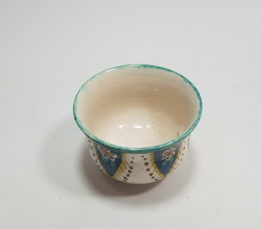 OSMANLI DÖNEMİ EL BOYAMA NADİR KÜTAHYA ZARF FİNCANI