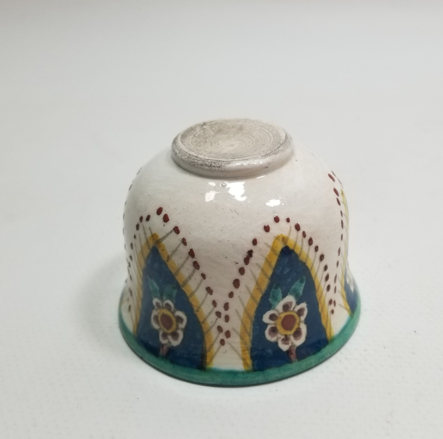 OSMANLI DÖNEMİ EL BOYAMA NADİR KÜTAHYA ZARF FİNCANI