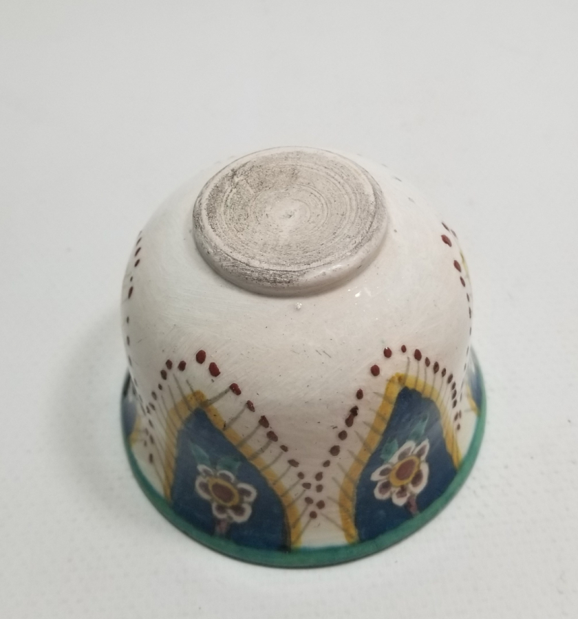 OSMANLI DÖNEMİ EL BOYAMA NADİR KÜTAHYA ZARF FİNCANI