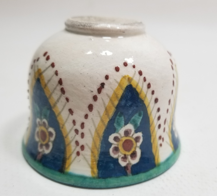 OSMANLI DÖNEMİ EL BOYAMA NADİR KÜTAHYA ZARF FİNCANI