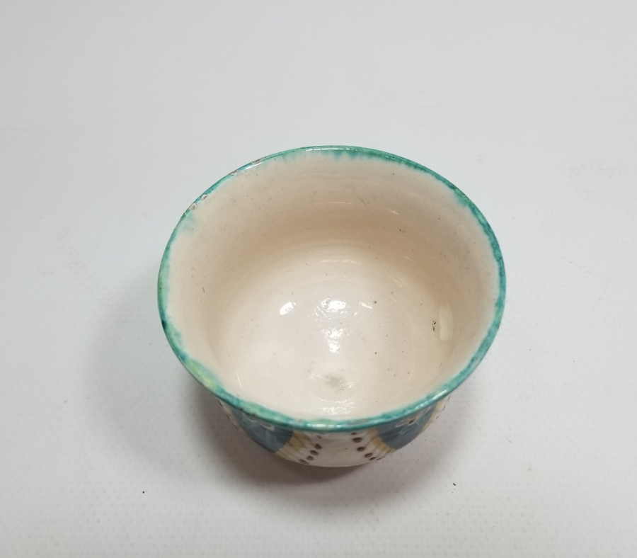 OSMANLI DÖNEMİ EL BOYAMA NADİR KÜTAHYA ZARF FİNCANI