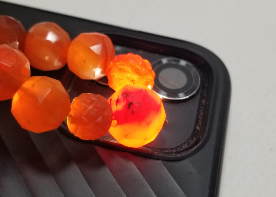 OSMANLI DÖNEMİ FASETA KESİMLİ NADİR AKİK GERDANLIK