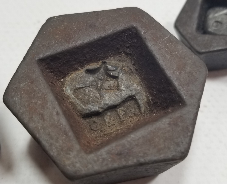 OSMANLI DÖNEMİ ARKALARI KONTROL DAMGALI KÖŞELİ DİRHEM LOTU