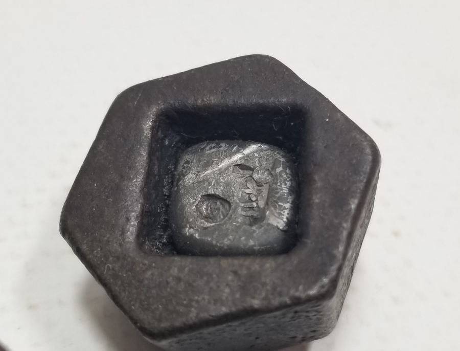 OSMANLI DÖNEMİ ARKALARI KONTROL DAMGALI KÖŞELİ DİRHEM LOTU