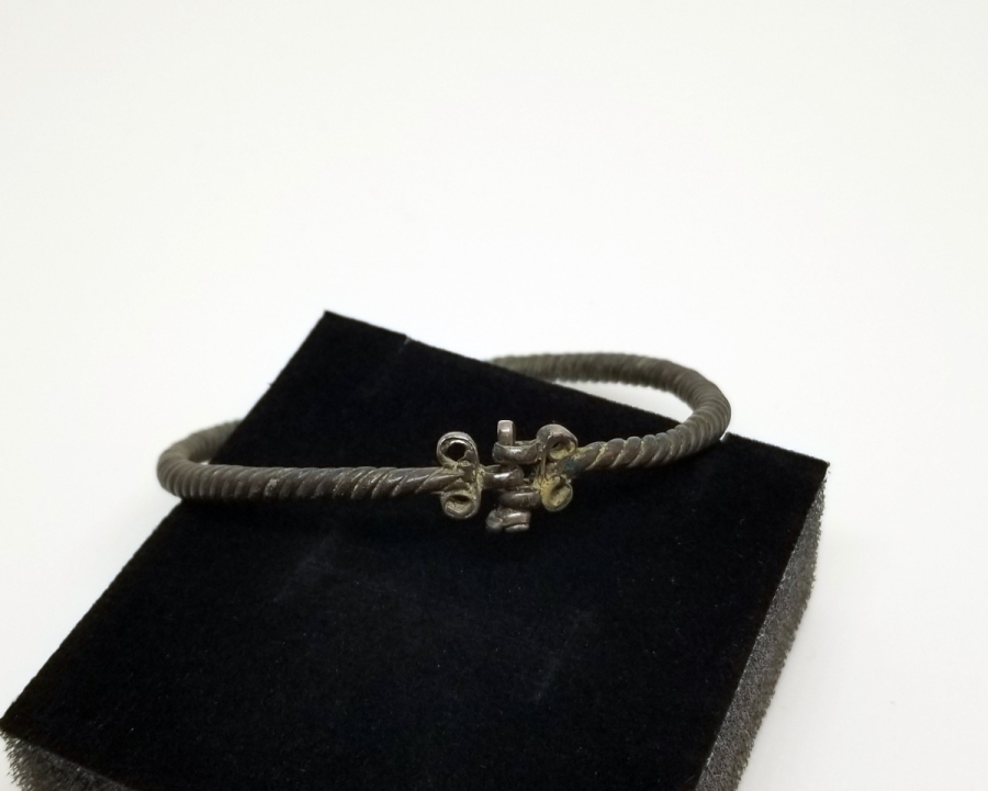 OSMANLI DÖNEMİ EL YAPIMI DİYARBAKIR YÖRESİ GÜMÜŞ BİLEKLİK - BİLEZİK