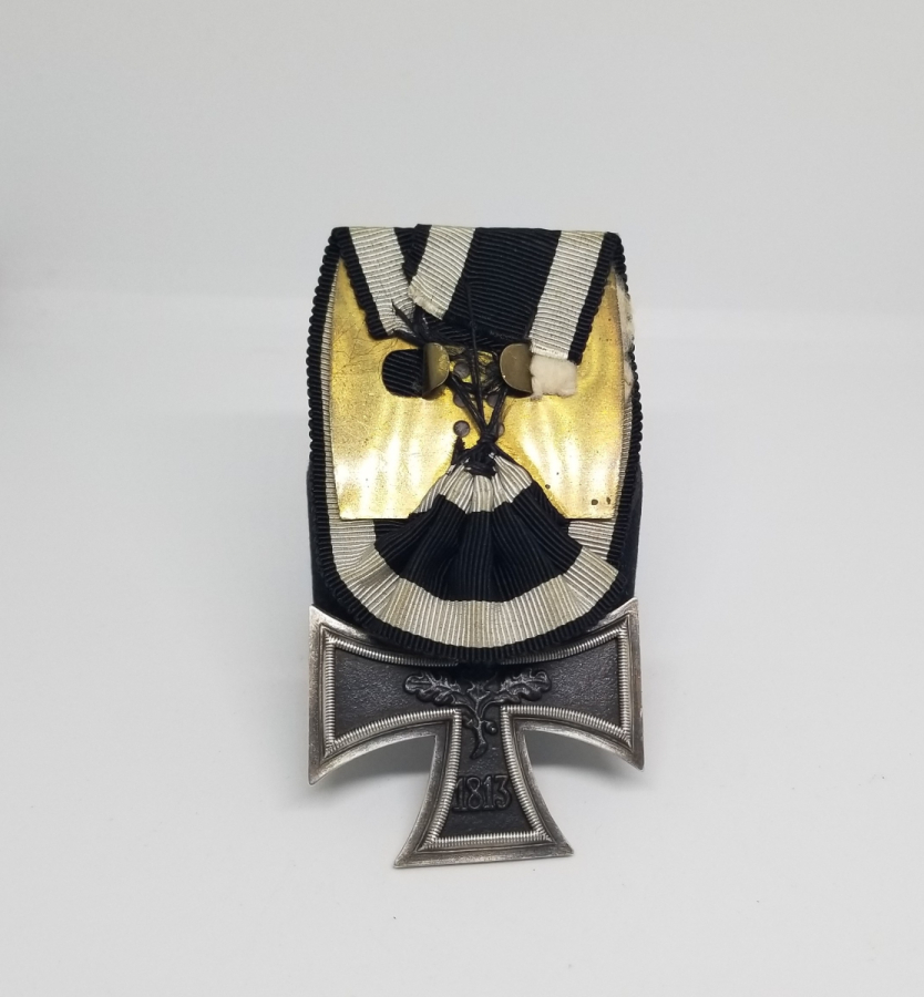 ORİJİNAL KURDELASI İLE 1.DÜNYA SAVAŞI DÖNEMİ 2. DERECE DEMİR HAÇ NİŞANI