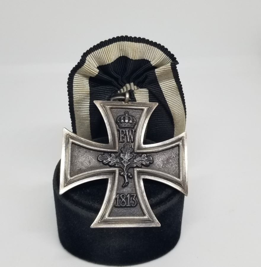 ORİJİNAL KURDELASI İLE 1.DÜNYA SAVAŞI DÖNEMİ 2. DERECE DEMİR HAÇ NİŞANI