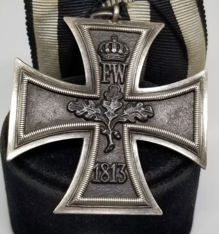 ORİJİNAL KURDELASI İLE 1.DÜNYA SAVAŞI DÖNEMİ 2. DERECE DEMİR HAÇ NİŞANI