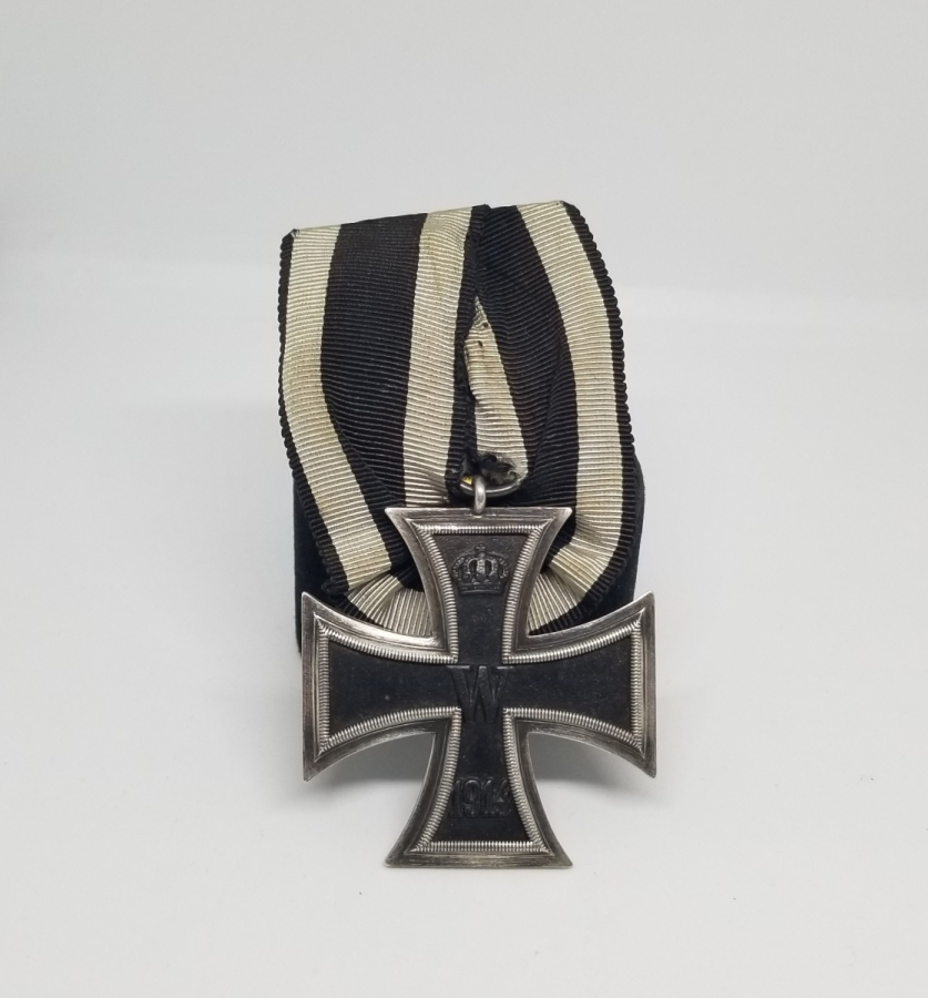 ORİJİNAL KURDELASI İLE 1.DÜNYA SAVAŞI DÖNEMİ 2. DERECE DEMİR HAÇ NİŞANI