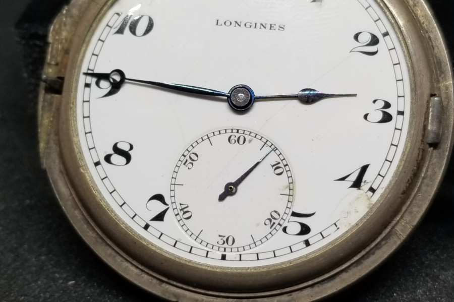 GÜMÜŞ KASA ANTİKA LONGINES CEP SAATİ