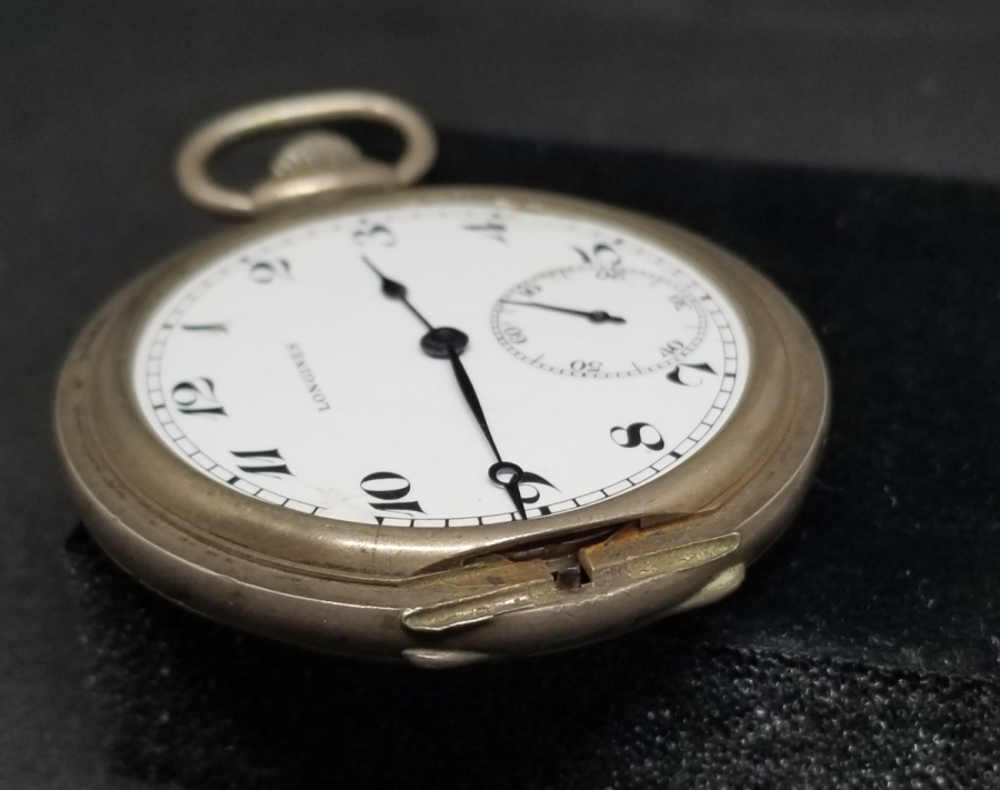 GÜMÜŞ KASA ANTİKA LONGINES CEP SAATİ