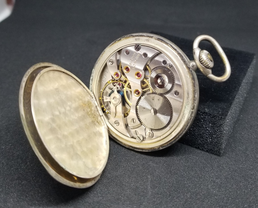 GÜMÜŞ KASA ANTİKA LONGINES CEP SAATİ