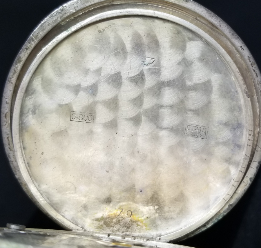 GÜMÜŞ KASA ANTİKA LONGINES CEP SAATİ