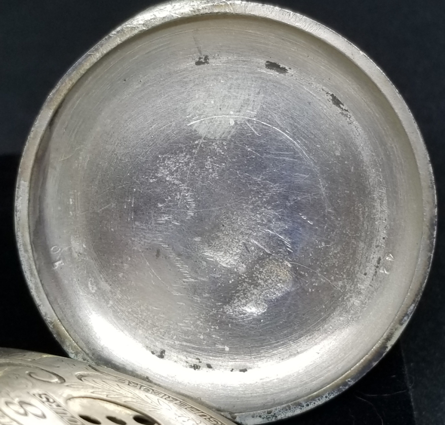 OSMANLI DÖNEMİ GÜMÜŞ KASA 8 GÜNLÜK NADİR TİPTE KURMALI CEP SAATİ