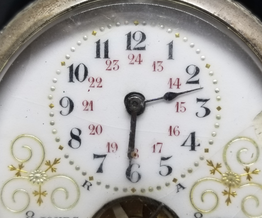 OSMANLI DÖNEMİ GÜMÜŞ KASA 8 GÜNLÜK NADİR TİPTE KURMALI CEP SAATİ