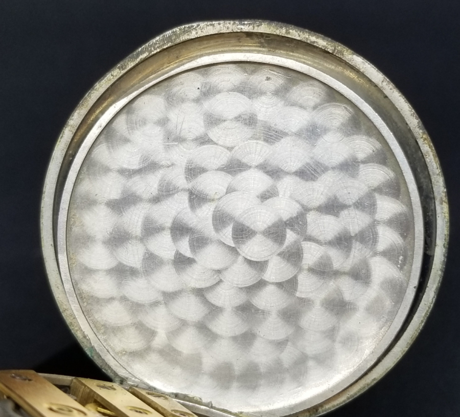 GÜMÜŞ KASA ANTİKA KURMALI CEP SAATİ