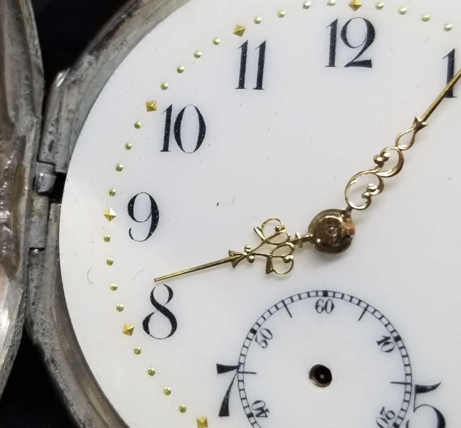 İNGİLİZLERİN OSMANLI PAZARI İÇİN YAPTIĞI GÜMÜŞ KASA KURMALI CEP SAATİ