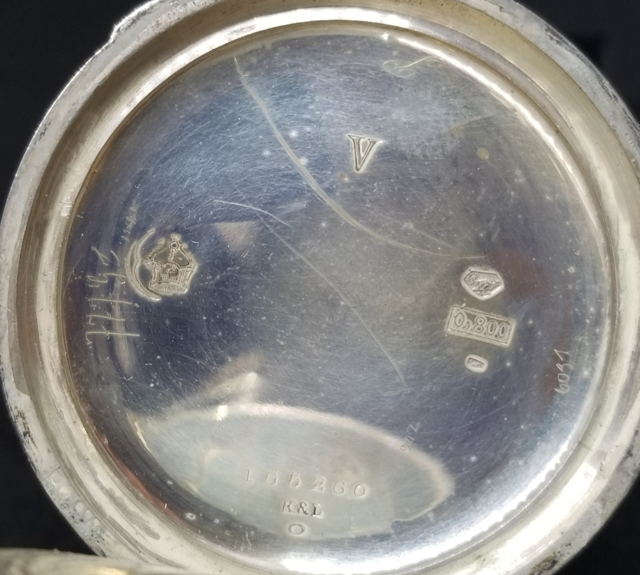 İNGİLİZLERİN OSMANLI PAZARI İÇİN YAPTIĞI GÜMÜŞ KASA KURMALI CEP SAATİ