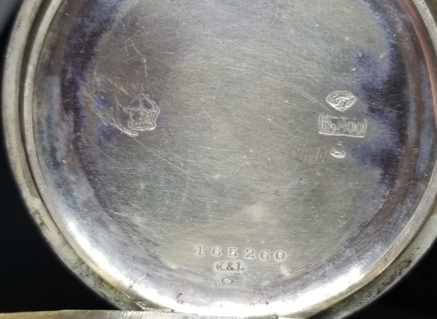 İNGİLİZLERİN OSMANLI PAZARI İÇİN YAPTIĞI GÜMÜŞ KASA KURMALI CEP SAATİ