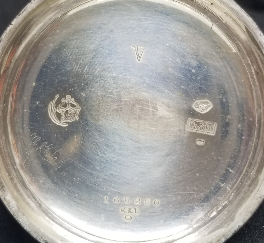 İNGİLİZLERİN OSMANLI PAZARI İÇİN YAPTIĞI GÜMÜŞ KASA KURMALI CEP SAATİ