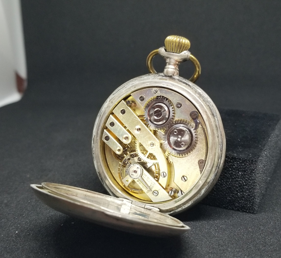 İNGİLİZLERİN OSMANLI PAZARI İÇİN YAPTIĞI GÜMÜŞ KASA KURMALI CEP SAATİ